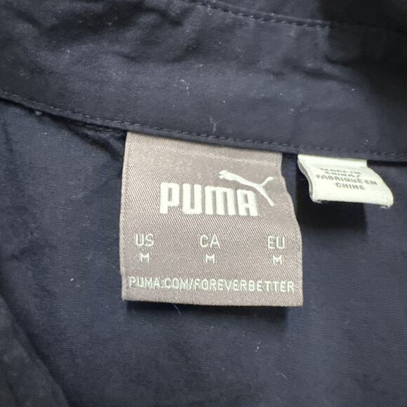 Puma Red Bull F1 Racing Aston Martin Full Button Down Polo Shirt Men's Medium - Picture 3 of 16